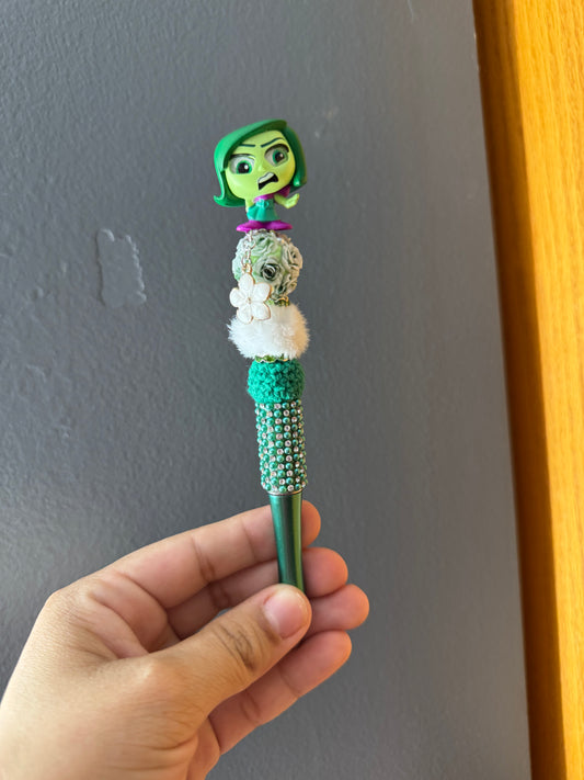 Green Emotion Beaded Pen