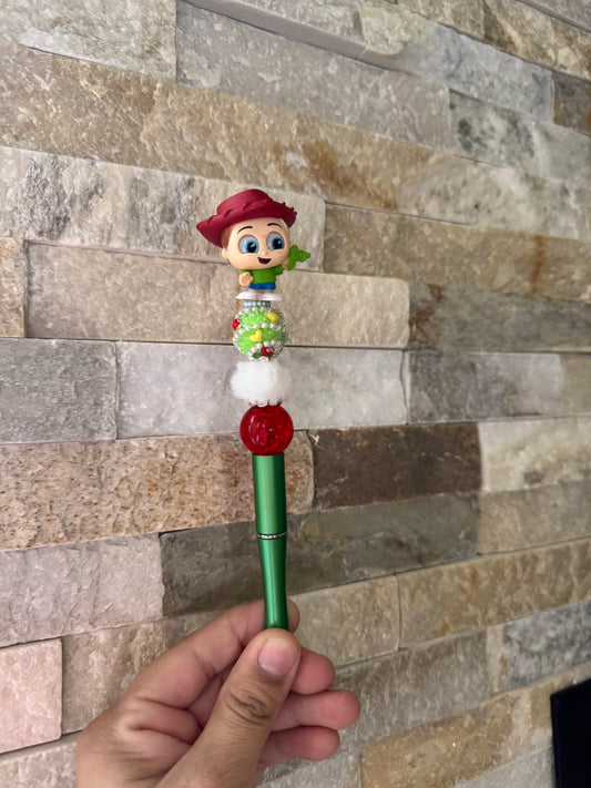 Red Hat Boy Beaded Pen