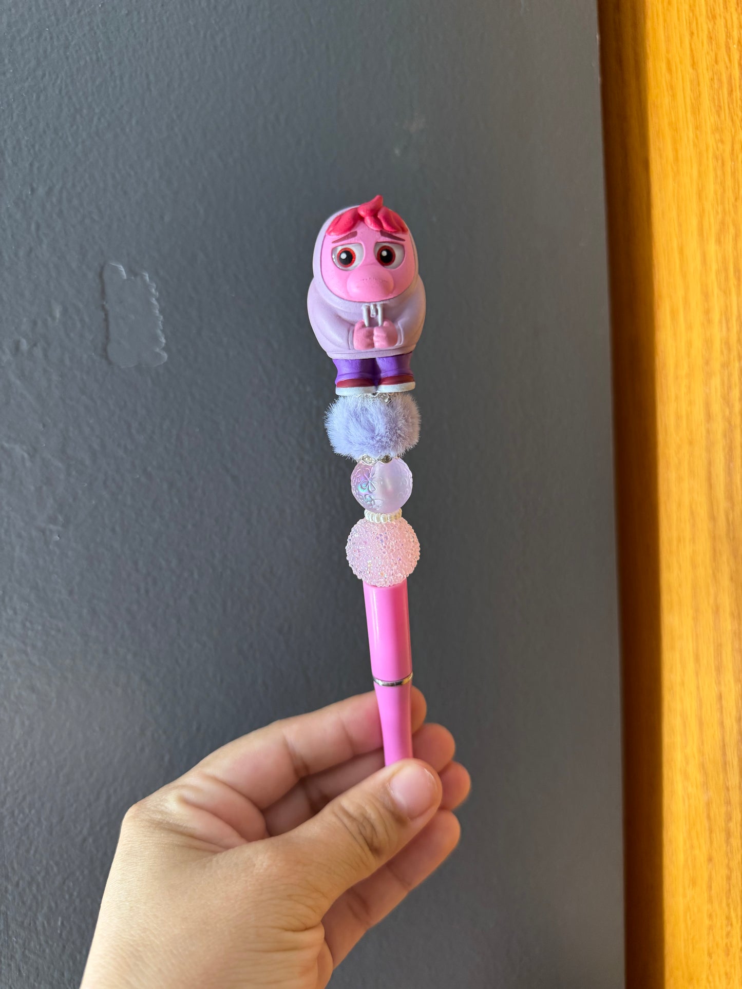 Pink Emotion Beaded Pen