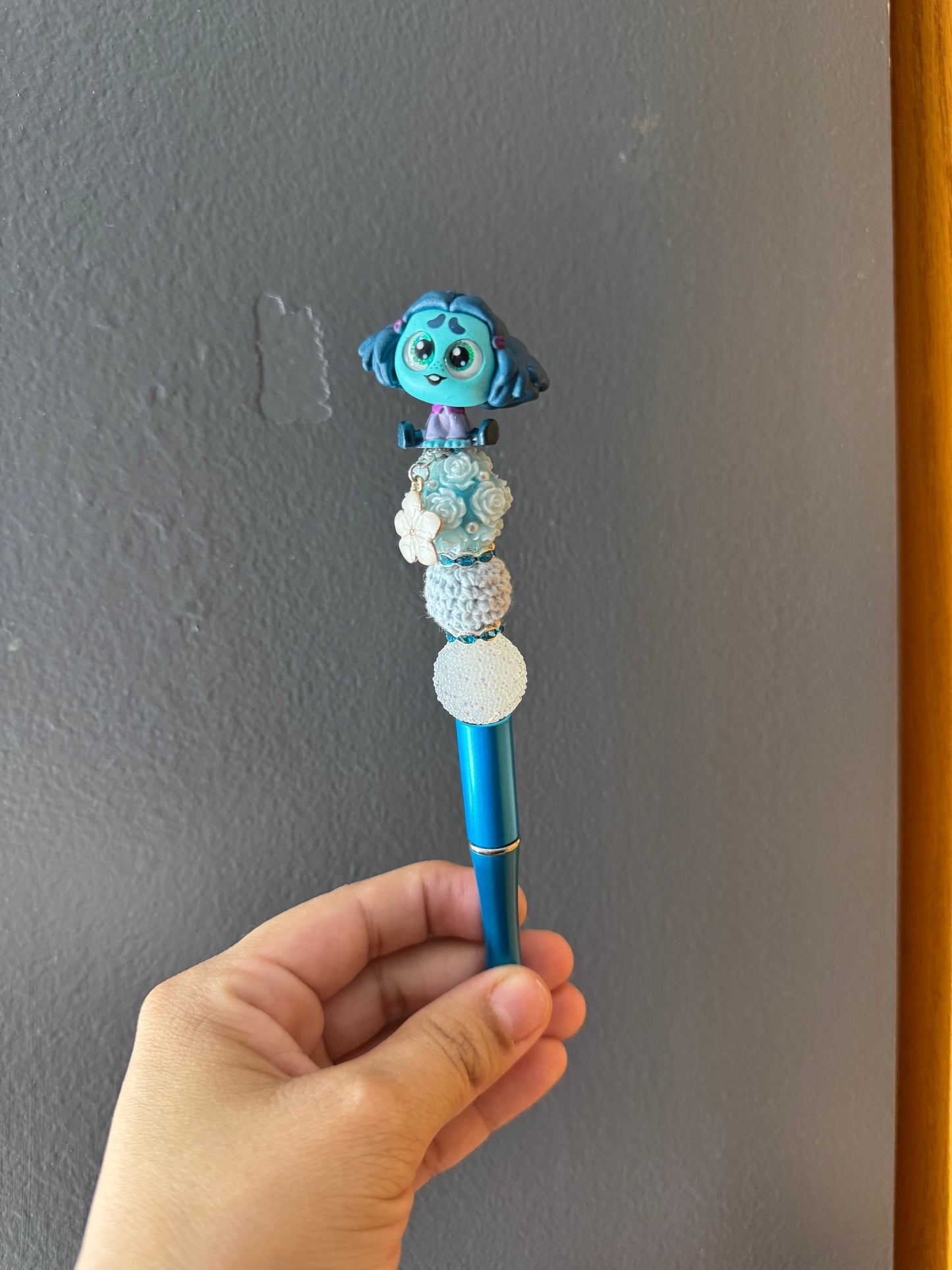 Turquoise Emotion Beaded Pen