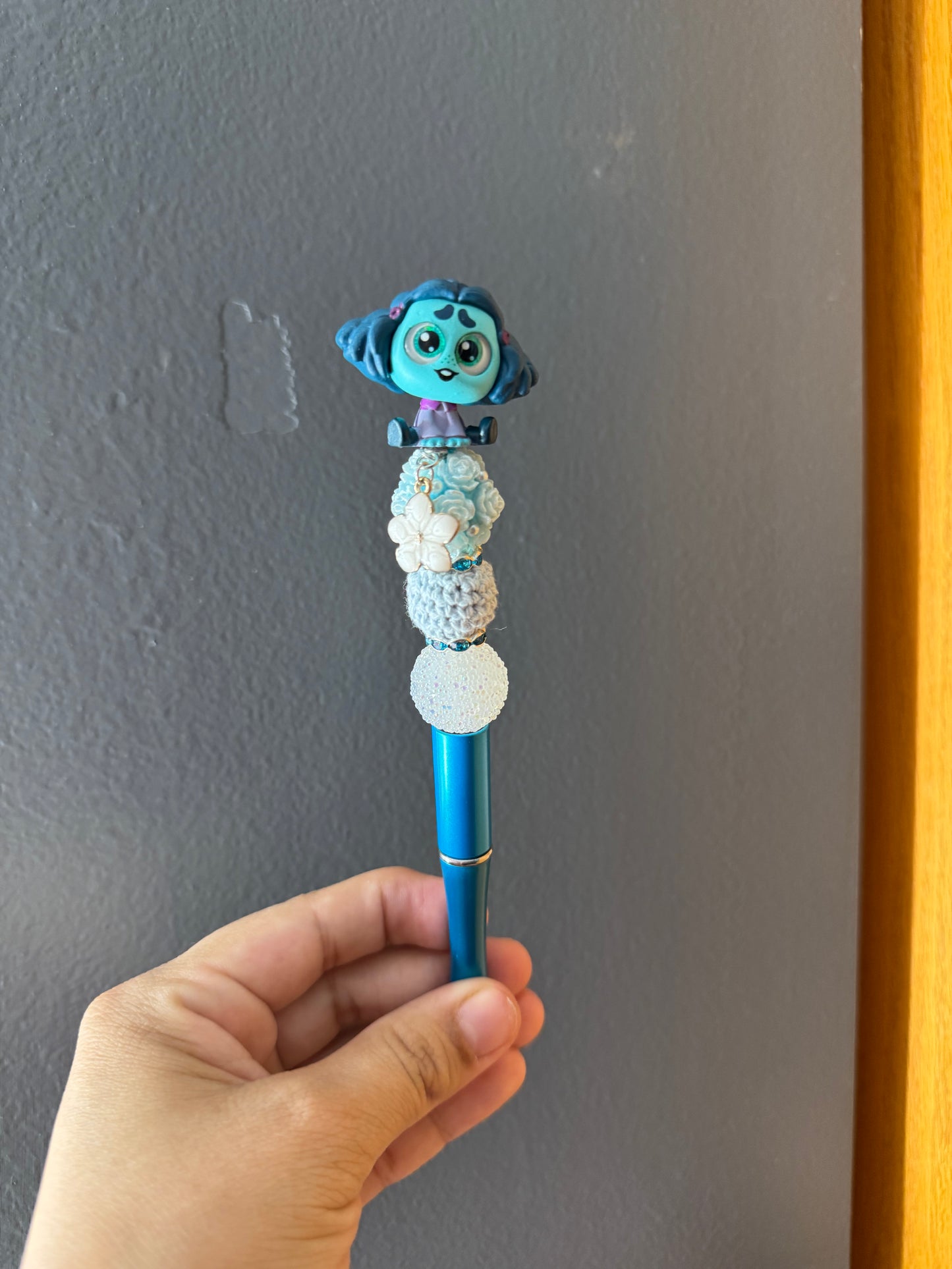 Turquoise Emotion Beaded Pen