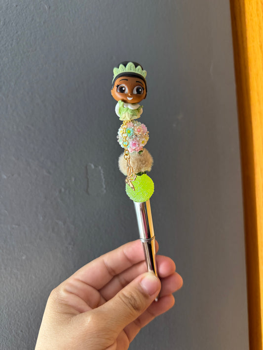 Frog Princess Beaded Pen